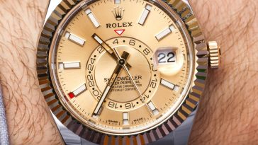 Rolex Sky-Dweller Watches In Two-Tone Steel & Gold Hands-On Hands-On